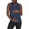 imageadidas Womens Aeroready Designed 2 Move Sport Tank Top MaternityCrew NavyBlack