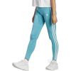 imageadidas Womens Essentials 3Stripes LeggingsPreloved BlueWhite