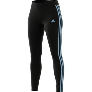 imageadidas Womens Essentials 3Stripes LeggingsBlackBliss Blue