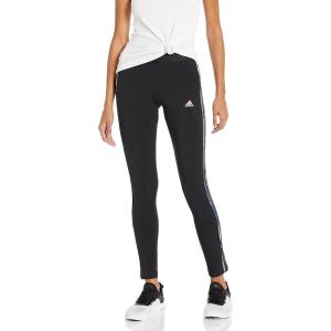 imageadidas Womens Essentials 3Stripes LeggingsBlackPink