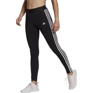 imageadidas Womens Essentials 3Stripes LeggingsBlackWhite