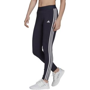 imageadidas Womens Essentials 3Stripes LeggingsLegend InkWhite