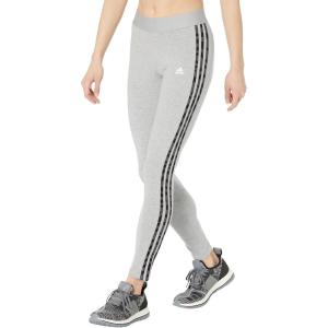 imageadidas Womens Essentials 3Stripes LeggingsMedium Grey Heather