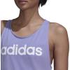 imageadidas Womens Loungewear Essentials Loose Logo Tank TopLight PurpleWhite