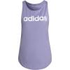 imageadidas Womens Loungewear Essentials Loose Logo Tank TopLight PurpleWhite