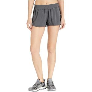 imageadidas Womens Pacer 3stripes Woven ShortsGreyBlack