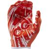 imageadidas Adizero 12 Adult Football Receiver GlovesOrangeWhite