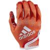 imageadidas Adizero 12 Adult Football Receiver GlovesOrangeWhite