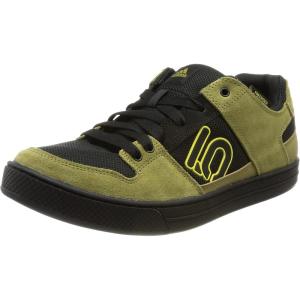 imageFive Ten Freerider DLX Mountain Bike Shoes MensHazy Yellow Wild Moss Core Black