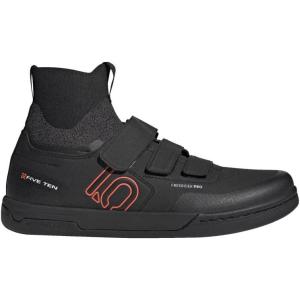 imageFive Ten Mens Freerider Pro Mid Mountain Biking ShoeCore BlackSolar RedGrey Three