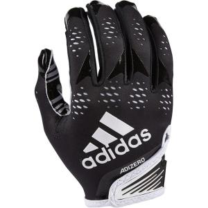 imageadidas Adizero 12 Adult Football Receiver GlovesBlackWhite