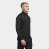 imageadidas Mens Elevated Quarter Zip Golf PulloverBlack