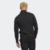 imageadidas Mens Elevated Quarter Zip Golf PulloverBlack