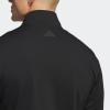 imageadidas Mens Elevated Quarter Zip Golf PulloverBlack