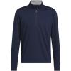 imageadidas Mens Elevated Quarter Zip Golf PulloverCollegiate Navy