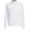 imageadidas Mens Elevated Quarter Zip Golf PulloverWhite