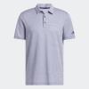 imageadidas Mens Ottoman Stripe Golf Polo ShirtCollegiate NavyWhite