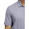 imageadidas Mens Ottoman Stripe Golf Polo ShirtCrew NavyWhite