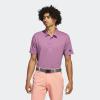 imageadidas Mens Ottoman Stripe Golf Polo ShirtLucid FuchsiaBlack