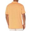 imageadidas Mens Ottoman Stripe Golf Polo ShirtOrange RushPulse Amber