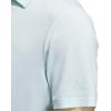 imageadidas Mens Ottoman Stripe Golf Polo ShirtSemi Flash AquaWhite