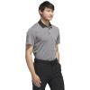 imageadidas Mens Performance Heathered Polo ShirtBlack