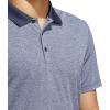 imageadidas Mens Performance Heathered Polo ShirtBlue