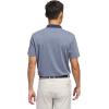 imageadidas Mens Performance Heathered Polo ShirtBlue