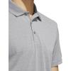 imageadidas Mens Performance Heathered Polo ShirtGrey Three