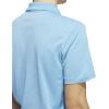 imageadidas Mens Performance Heathered Polo ShirtSemi Blue Burst