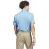 imageadidas Mens Performance Heathered Polo ShirtSemi Blue Burst