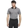 imageadidas Mens Performance Heathered Polo ShirtBlack