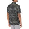 imageadidas Mens Jacquard Golf Polo ShirtBlackPulse Lime