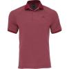 imageadidas Mens Jacquard Golf Polo ShirtLegacy BurgundyWhite