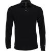 imageadidas Mens UPF Long Sleeve Golf Polo ShirtBlack