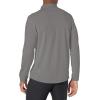 imageadidas Mens UPF Long Sleeve Golf Polo ShirtGrey Three Melange