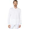 imageadidas Mens UPF Long Sleeve Golf Polo ShirtWhite