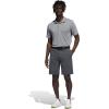 imageadidas Mens Ultimate365 Plaid Print 10 quot Golf ShortsBlack