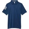 imageadidas Boys 3Stripes Golf Polo ShirtNavy