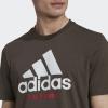 imageadidas Mens Futbol Logo TeeShadow Olive