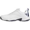 imageadidas Mens CodeChaos BOA 25 Spikeless Golf ShoesFootwear WhiteSilver MetallicCollegiate Navy