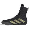 imageadidas Unisex Adult Box Hog 3Core Black Gold Met Grey Six