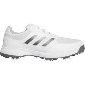 imageadidas Mens Tech Response 30 Golf ShoeFootwear WhiteDark Silver MetallicSilver Metallic