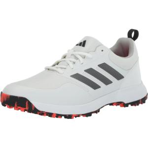 imageadidas Mens Tech Response Spikeless 30 Golf ShoeFootwear WhiteCore BlackGrey Two