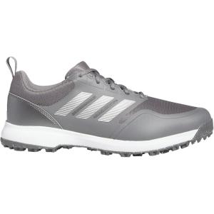 imageadidas Mens Tech Response Spikeless 30 Golf ShoeGrey FourSilver MetallicSolar Gold