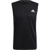 imageadidas Mens Aeroready Designed 2 Move Sport 3Stripes Tank TopBlack