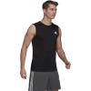 imageadidas Mens Aeroready Designed 2 Move Sport 3Stripes Tank TopBlack