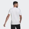 imageadidas Mens Essentials 3Stripes TeeWhiteBlack