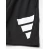 imageadidas Mens Sportswear Future Icons Three Bar ShortsBlack