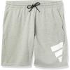 imageadidas Mens Sportswear Future Icons Three Bar ShortsMedium Grey Heather